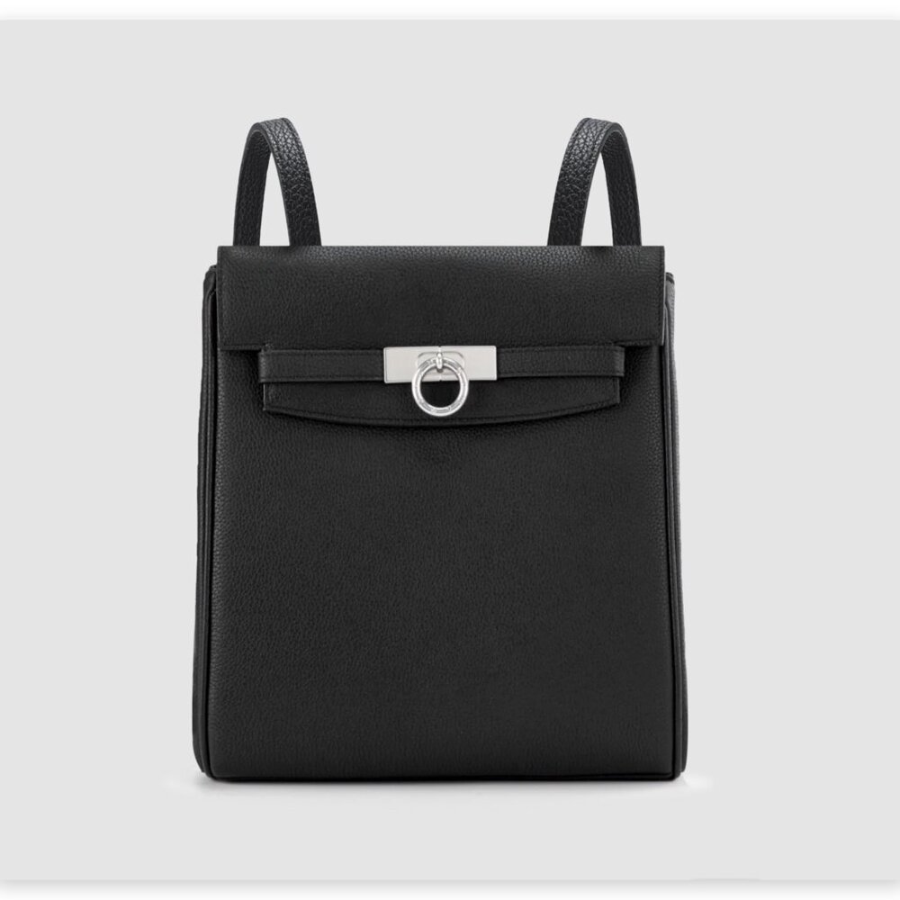 Parisa Wang Grace Backpack convertible backpack crossbody purse - Black (medium) - Picture 2 of 12